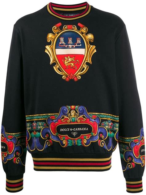 dolce gabbana sweatshirt erkek|farfetch dolce and gabbana hoodie.